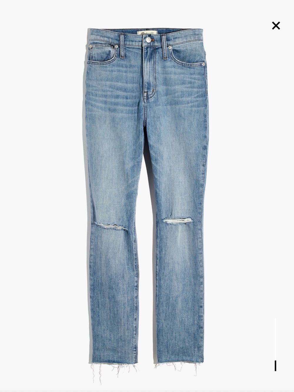 Madewell The High-Rise Slim Boyjean in Elkhart Wash